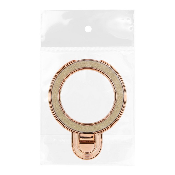 Stand for phone CIRCLE GLITTER - stick-on - gold