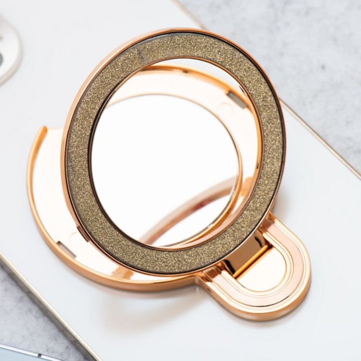 Стойка для телефона CIRCLE MIRROR - наклеиваемая - золотая