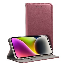 Flip case for Motorola G86 5G Smart Magneto burgundy