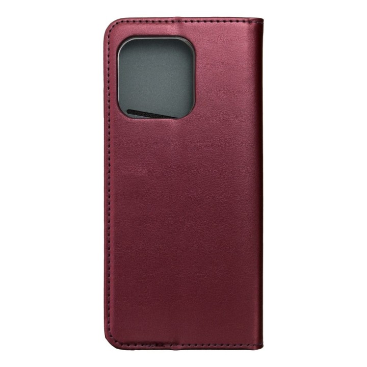 Flip case for Motorola EDGE 60 Smart Magneto burgundy