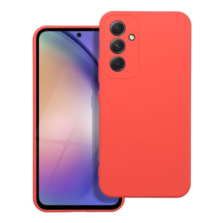 Чохол для Samsung A54 5G Silicone персиковий