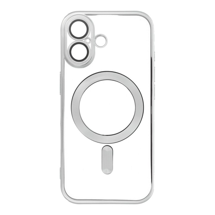 Case for iPhone 17 Electro Mag Cover MagSafe compatible silver
