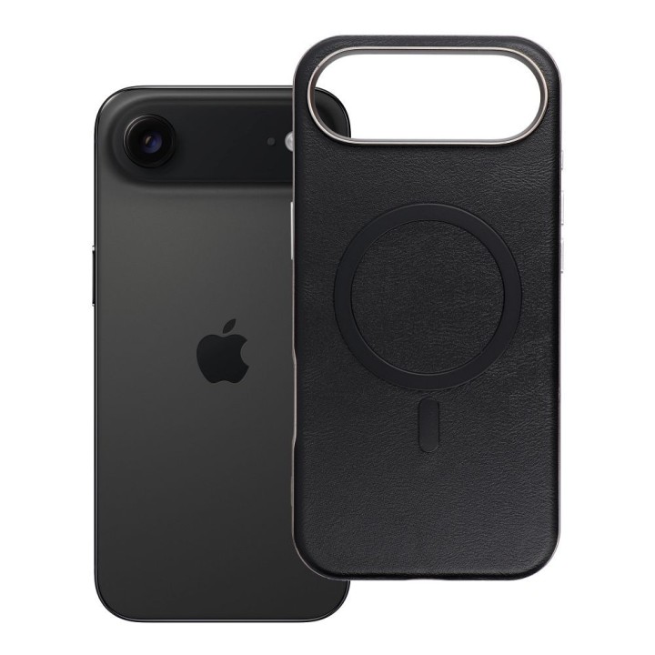 Case for iPhone 17 AIR Gentleman Mag Cover compatible with MagSafe black