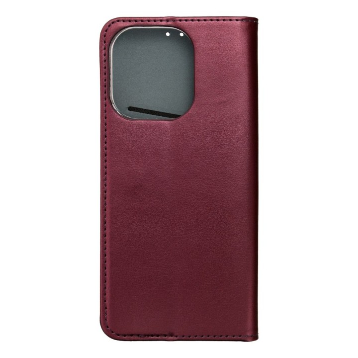 Чохол з клапаном для Oppo Reno A5 PRO 5G Smart Magneto бордовий
