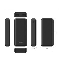 Bateria zewnętrzna (POWER BANK) VEGER A20 - 20 000mAh czarny (W2015)