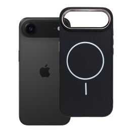 Чехол для iPhone 17 AIR Frame Mag Cover совместимый с MagSafe черный