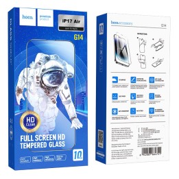Загартоване скло 5D для iPhone 17 AIR HD Guardian shield (SET 10in1) G14 Hoco чорне