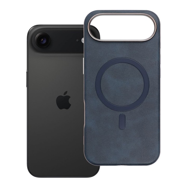Case for iPhone 17 AIR Gentleman Mag Cover compatible with MagSafe navy blue