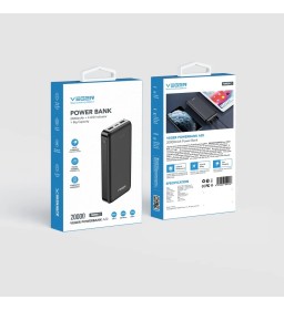 Bateria zewnętrzna (POWER BANK) VEGER A20 - 20 000mAh czarny (W2015)