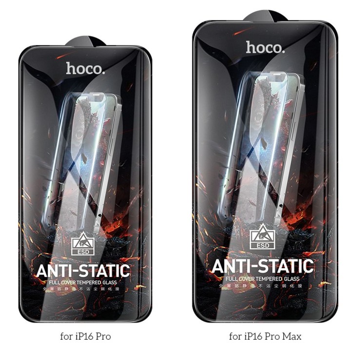 Tempered glass for iPhone 17 AIR HD Anti-static (SET 25 in1) Hoco G10
