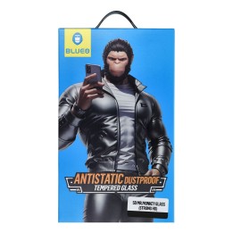 Загартоване скло 5D для Samsung A14 4G / A14 5G Mr. Monkey Glass чорний (Anti-Static Strong HD)