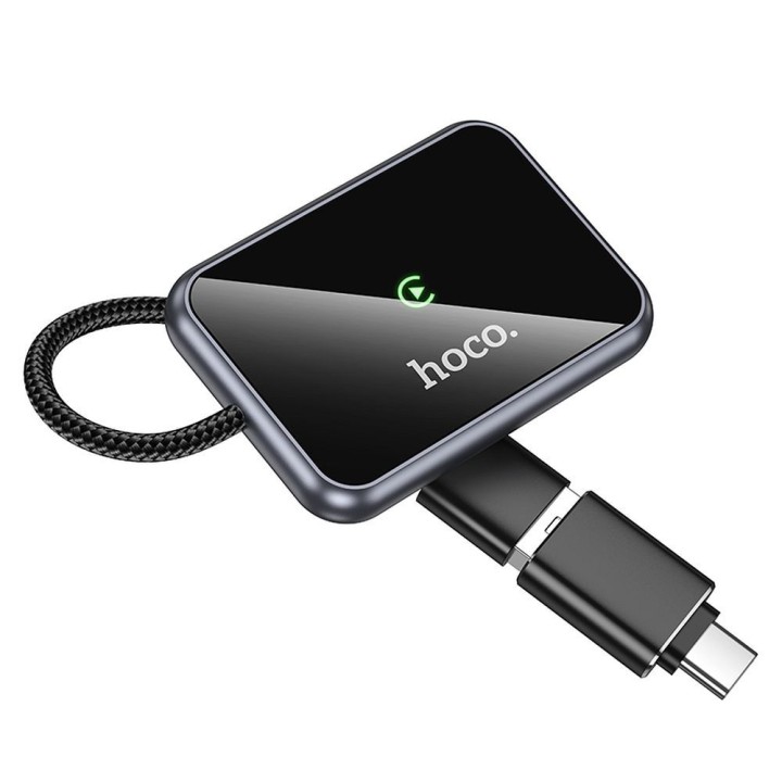 Беспроводной адаптер CarPlay Hoco USB A / USB C HU1 черный