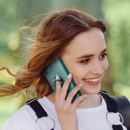Case for Samsung A54 5G Silicone Ring green