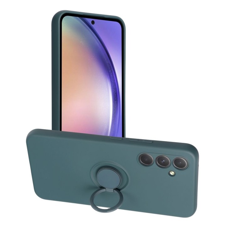 Чохол для Samsung A54 5G Silicone Ring зелений