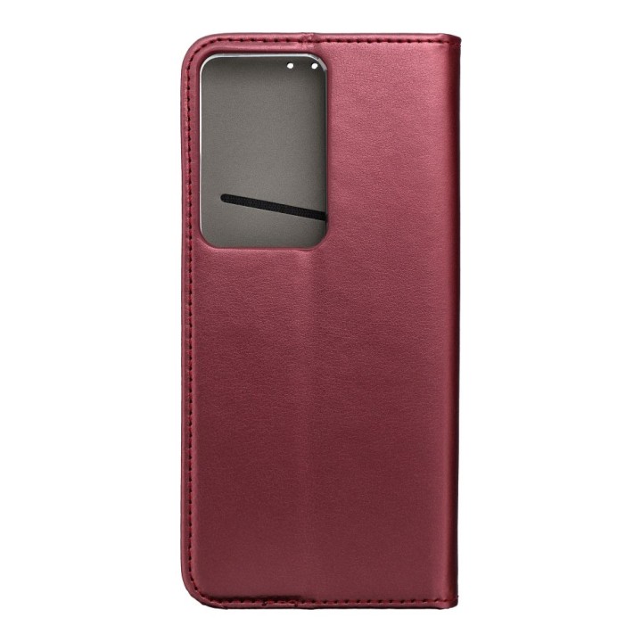 Чохол з клапаном для Oppo A5 4G / A5 5G Smart Magneto бордовий