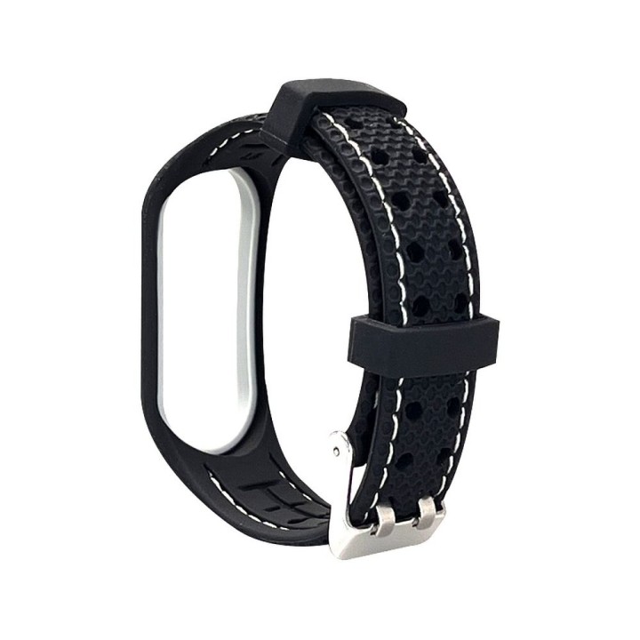 Elastomer strap LIFESTYLE for XIAOMI Mi Band 7 black (03)