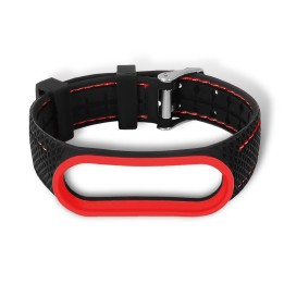 Pasek z elastomeru LIFESTYLE do XIAOMI Mi Band 7 czarny (04)