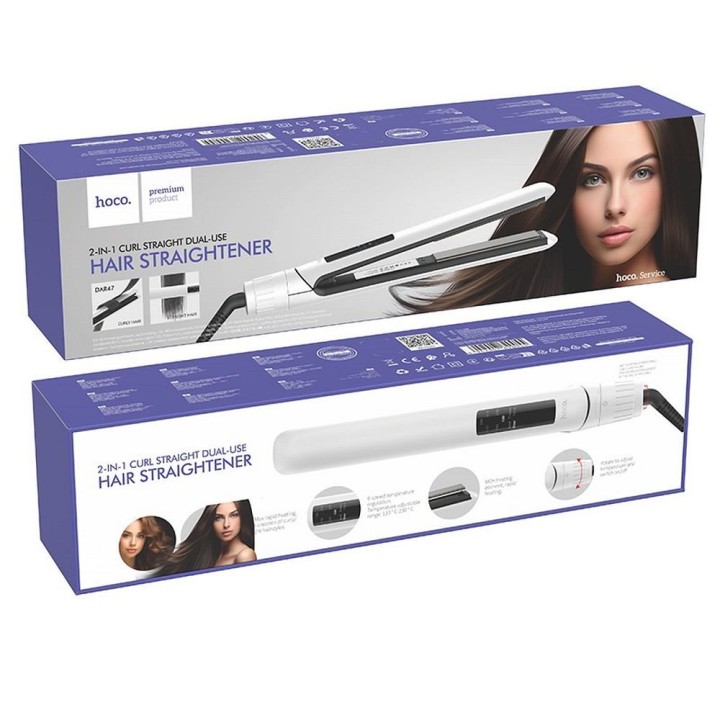 Hair straightener Hoco DAR47 white