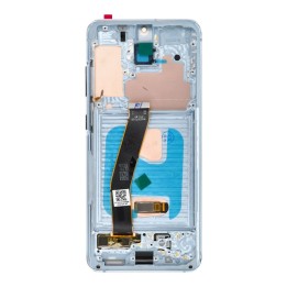 LCD дисплей для SAMSUNG S20 4G Blue SOFT OLED з рамкою