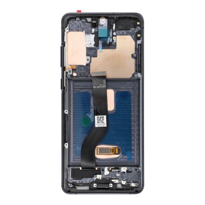 LCD дисплей для SAMSUNG S20 Plus Black SOFT OLED з рамка