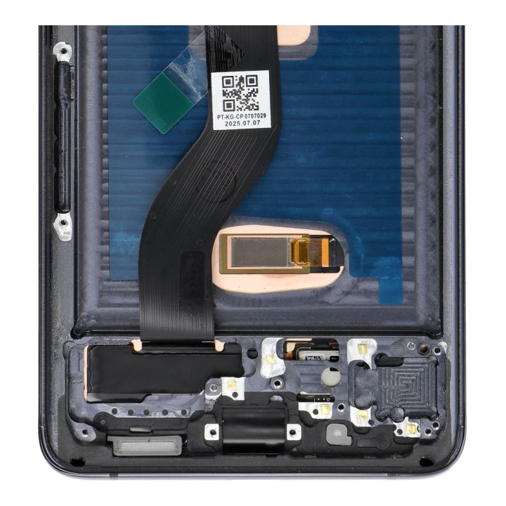 LCD дисплей для SAMSUNG S20 Plus Black SOFT OLED з рамка