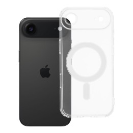 Чехол для iPhone 17 AIR Clear Mag Cover (Str / Camera Protection) совместимый с MagSafe transparent