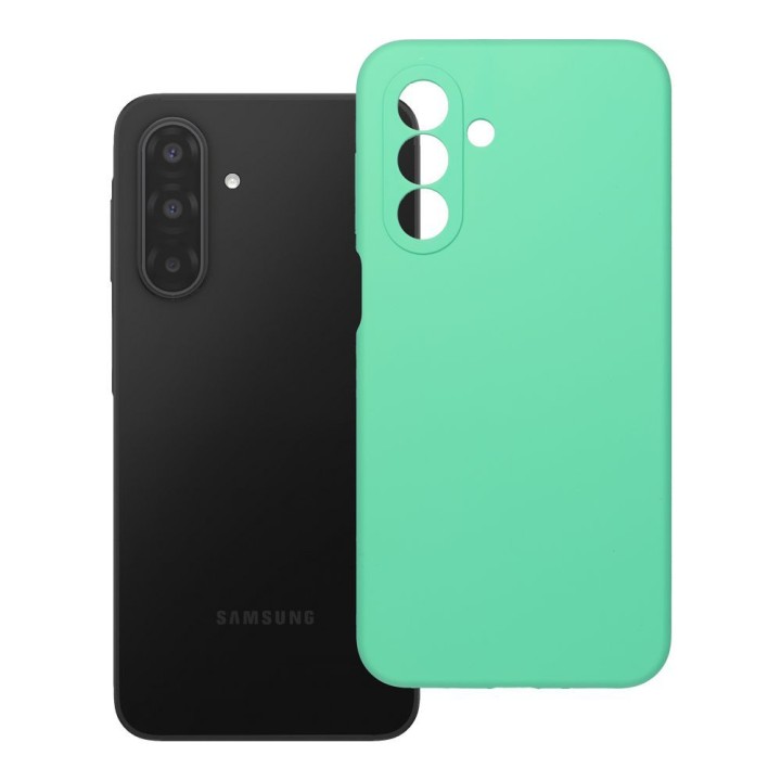 Чохол для Samsung A17 / A18 Silicone 2mm (camera protection) м’ятний