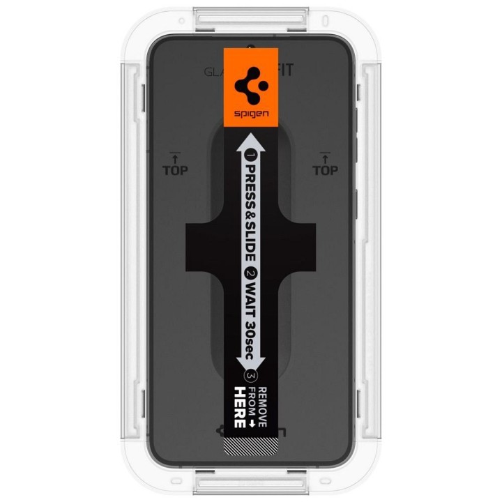Tempered glass for Samsung S23 GLAS.TR"EZ FIT" 2-pack Spigen transparent
