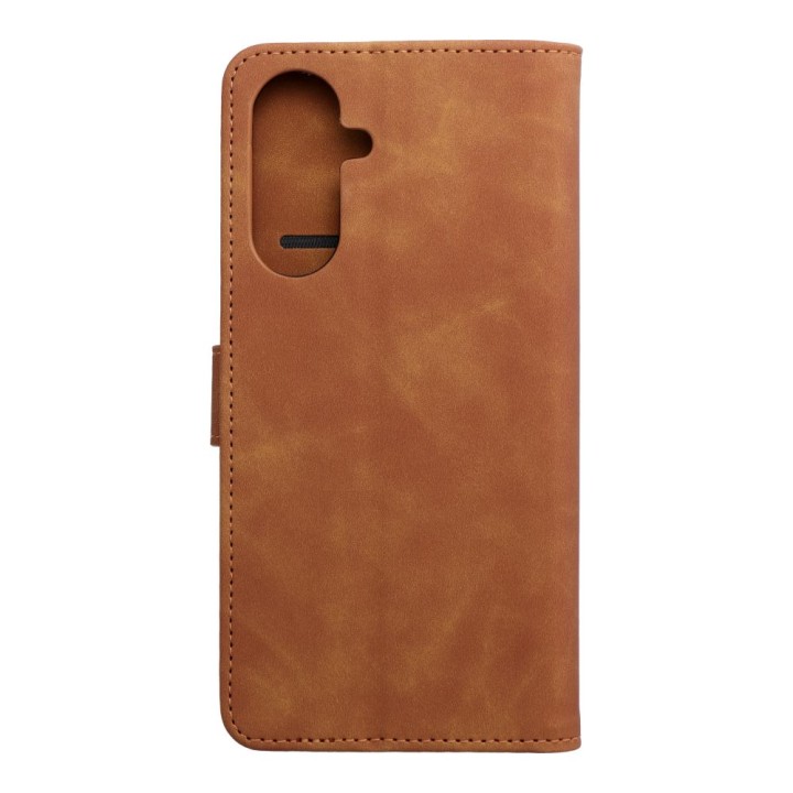 Flip case for Samsung A17 Tender Book brown