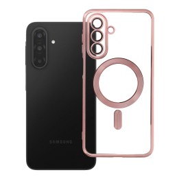 Etui na Samsung A17 / A18 Electro Mag Cover zgodne z MagSafe złoto różowe