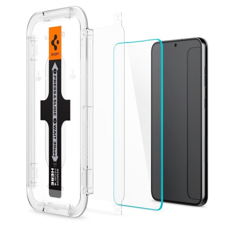 Szkło hartowane do Samsung S23 GLAS.TR"EZ FIT" 2-pack Spigen transparentne