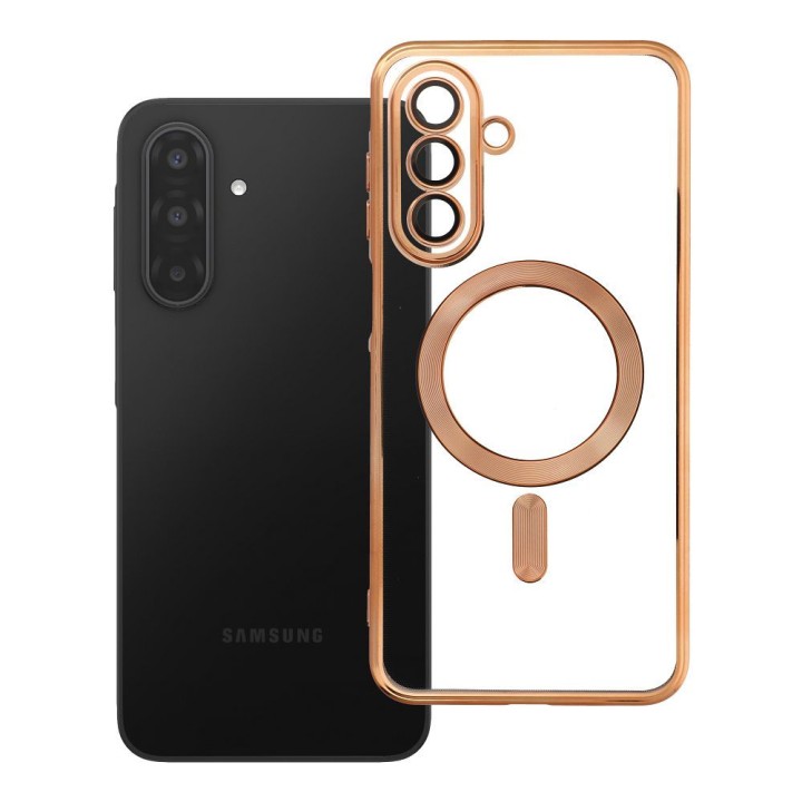 Etui na Samsung A17 / A18 Electro Mag Cover zgodne z MagSafe złote