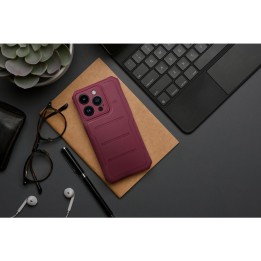 Futerał Heavy Duty do SAMSUNG A53 5G burgundowy