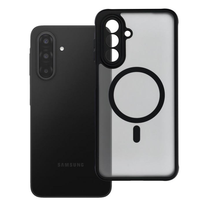 Case for Samsung A17 / A18 Full Matte Mag Cover MagSafe compatible black