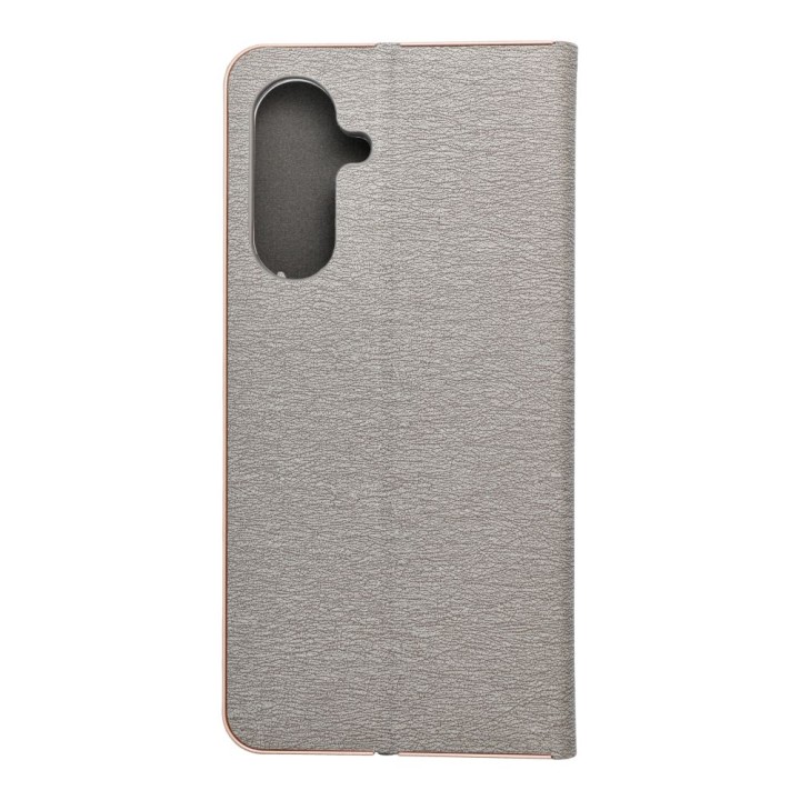 Etui z klapką na Samsung A17 Luna Book Gold srebrne