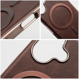 Case for Samsung A17 / A18 Gentleman Mag Cover MagSafe compatible brown