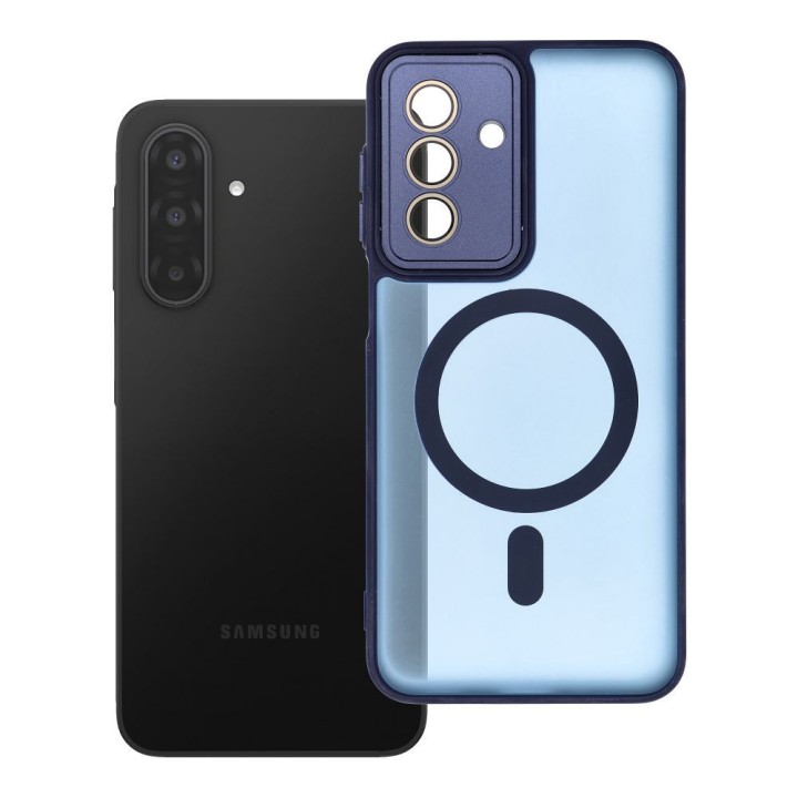 Case for Samsung A17 / A18 Variete Mag Cover compatible with MagSafe navy blue
