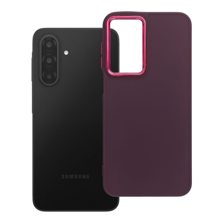 Etui na Samsung A17 / A18 Frame fioletowe