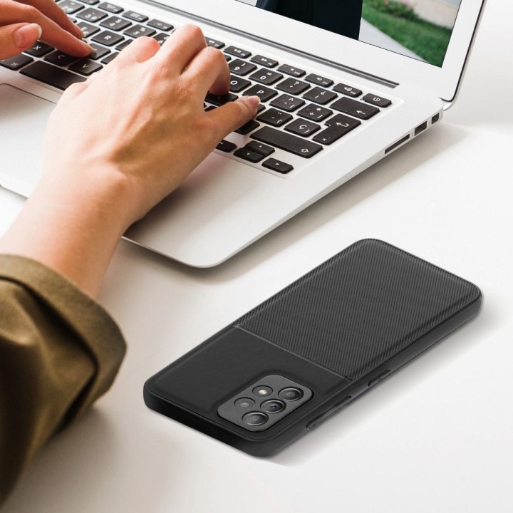 Etui na Samsung A07 / A08 Noble czarne