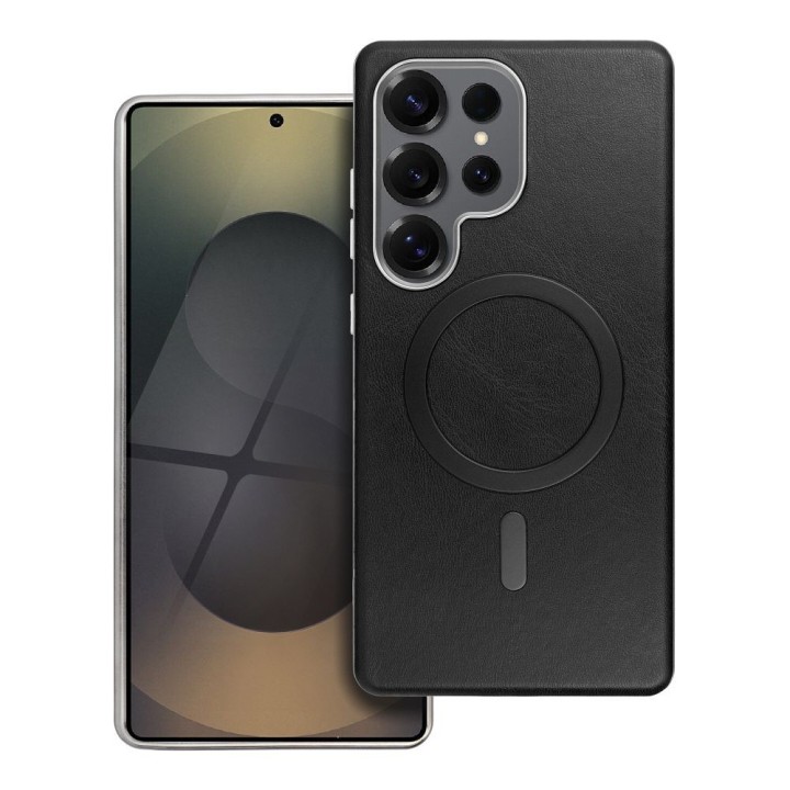 Чехол для Samsung A17 / A18 Gentleman Mag Cover совместимый с MagSafe черный