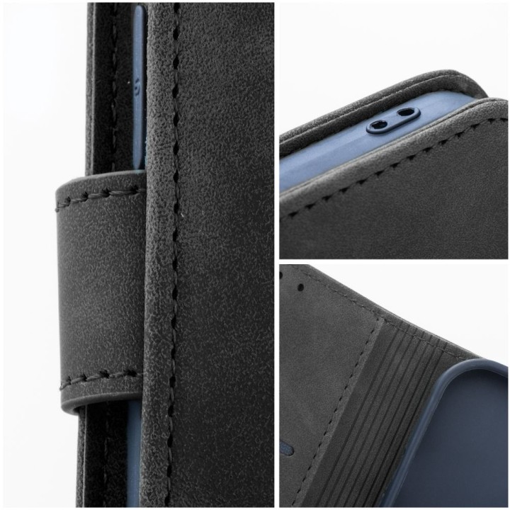 Чехол с клапаном для Samsung A14 4G / A14 5G Tender Book черный