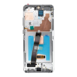 LCD дисплей для SAMSUNG S20 Ultra White SOFT OLED с рамкой