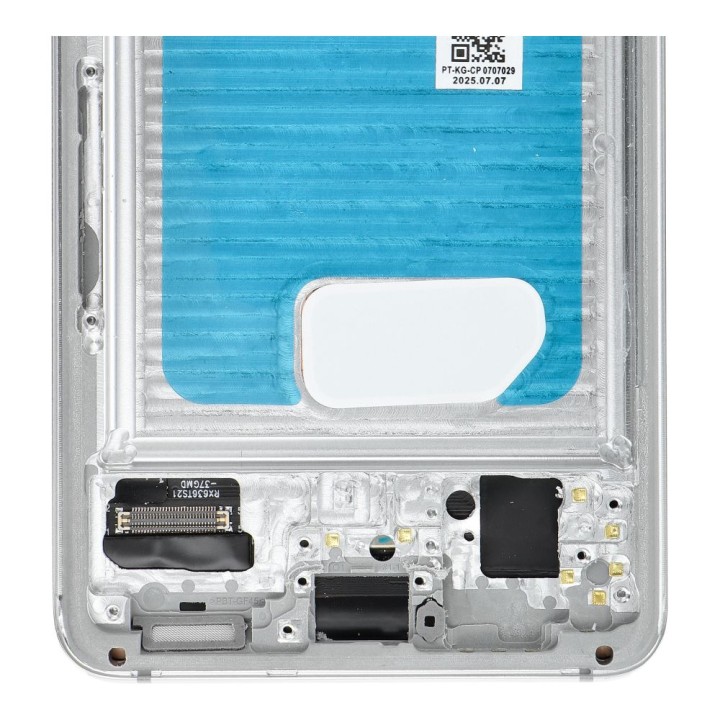 LCD дисплей для SAMSUNG S21 5G White SOFT OLED с рамка