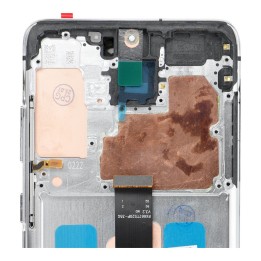 LCD дисплей для SAMSUNG S20 Plus White SOFT OLED з рамкою