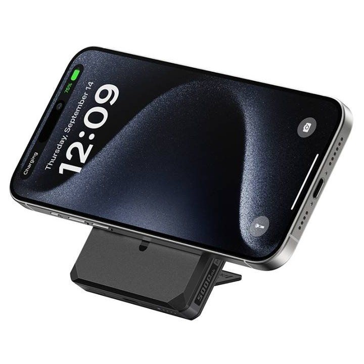 Powerbank Veger Wallet Tracker W0582 MFi PD 20W  5000 mAh czarny