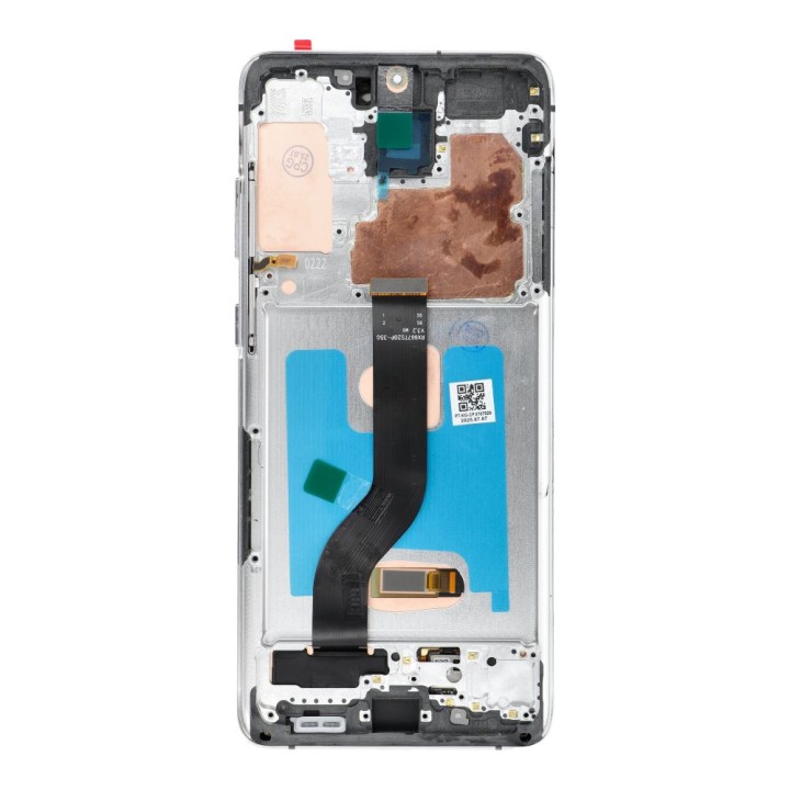 LCD дисплей для SAMSUNG S20 Plus White SOFT OLED с рамкой