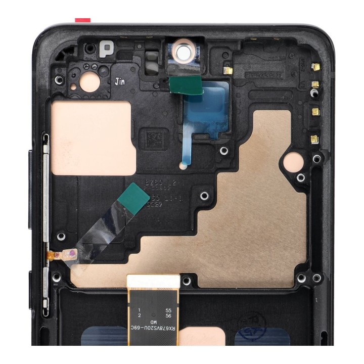LCD display for SAMSUNG S20 Ultra Black SOFT OLED with frame