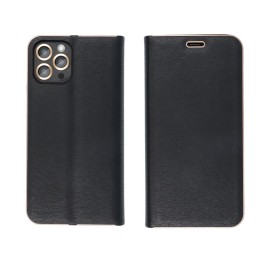 Flip case for Samsung S25 FE Luna Book Gold black
