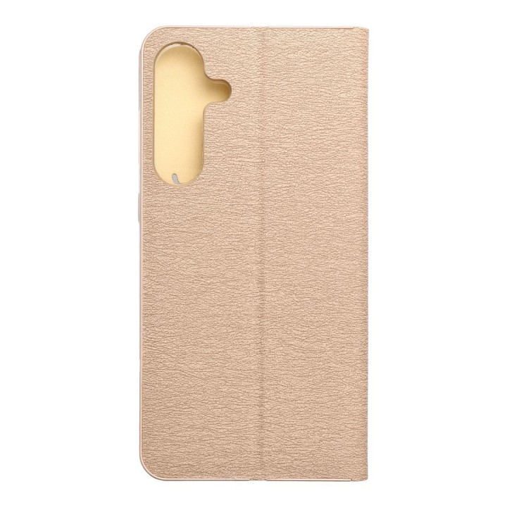 Etui z klapką na Samsung S25 FE Luna Book Gold złote