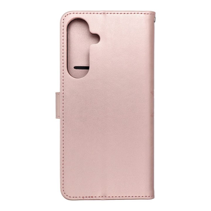 Чохол з клапаном для Samsung S25 FE Mezzo Book мандала кольору рожевого золота
